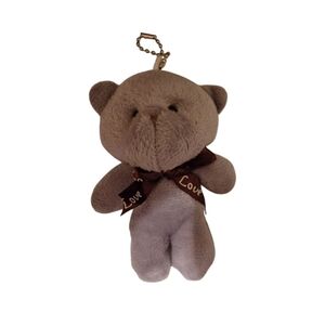 Gray Teddy Bear Key Holder